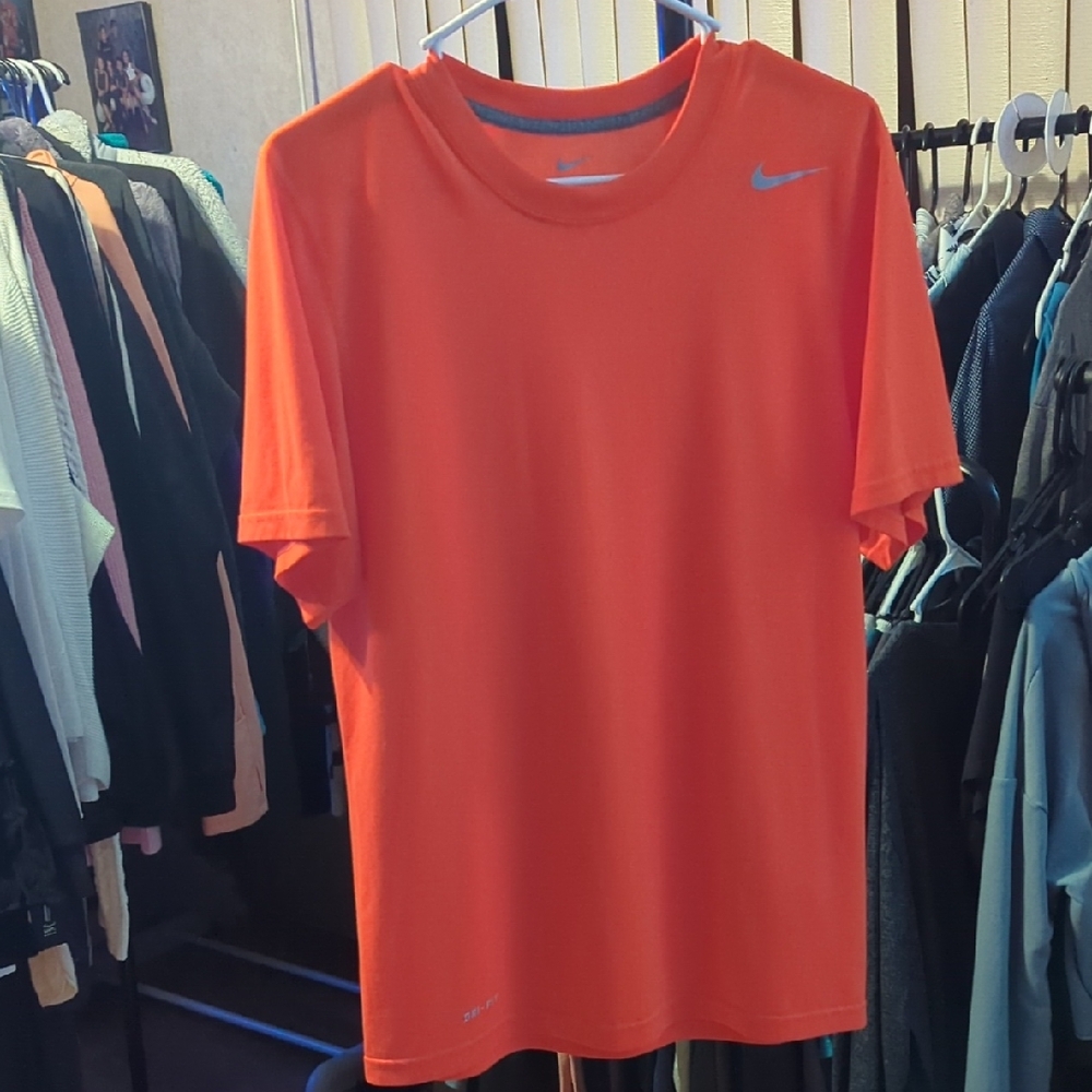 Nike Men's Bright Orange Short Sleeve Tee